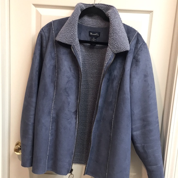 Faux Sherpa/Suede Jacket - Picture 2 of 10